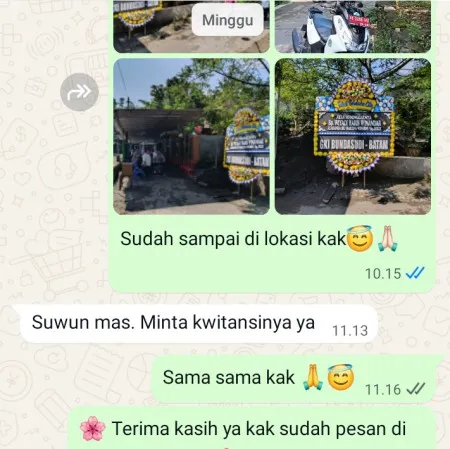 Pengiriman Papan Bunga Duka Tanjunganom Banyuurip