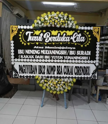 Papan Bunga Duka Tanjunganom Banyuurip